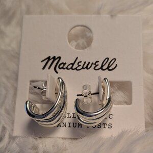 Madewell Wraparound Statement Stud Earrings